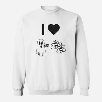 I Heart Boo Bees Sweatshirt | Crazezy DE
