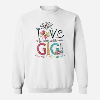 I Love Being Called Gigi Sunflower Sweatshirt | Crazezy