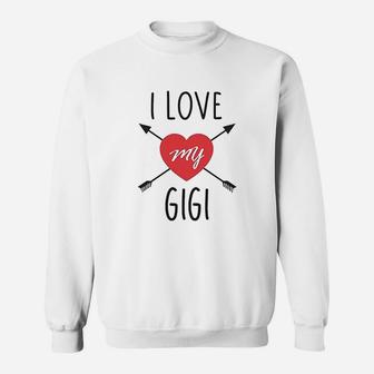 I Love My Gigi Sweatshirt | Crazezy