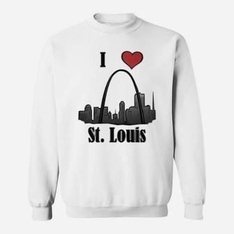 I Love St Louis Souvenir Sweatshirt - Thegiftio UK