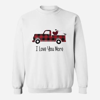 I Love You More Sweatshirt | Crazezy