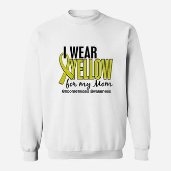 I Wear Yellow 10 Endometriosis Sweatshirt | Crazezy UK