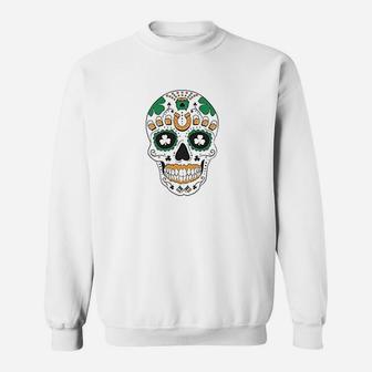 Irish Skull Clovers Sweatshirt - Thegiftio UK