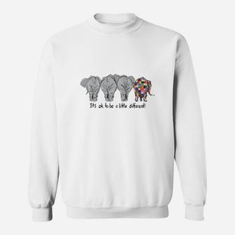 It’s Ok To Be A Little Different Lgbt Elephant Pride Shirt Sweatshirt - Thegiftio UK
