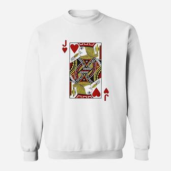 Jack Of Hearts Sweatshirt | Crazezy
