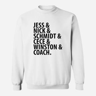 Jessica Day And Gang Sweatshirt | Crazezy CA