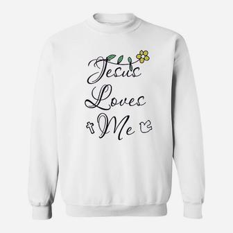 Jesus Loves Me Christian Sweatshirt | Crazezy CA