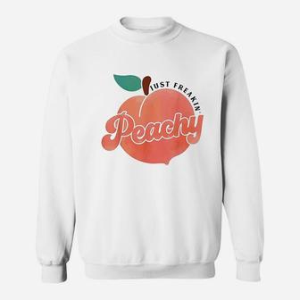 Just Freakin Peach Hippie Summer Sweatshirt | Crazezy CA