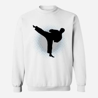 Karate Martial Arts Silhouette Sports Youth Sweatshirt | Crazezy AU