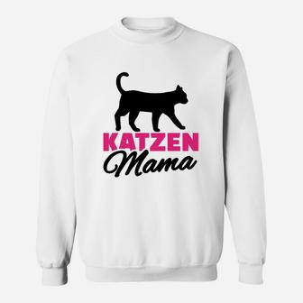 Katzen Mama Sweatshirt, Ideal für Katzenbesitzerinnen - Seseable