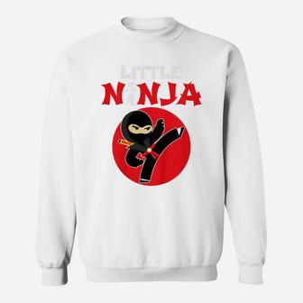 Kids Ninja Birthday Party Theme Gift For Boys - Little Ninja Sweatshirt | Crazezy UK