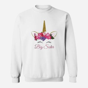 Kids Unicorn Big Sister Sweatshirt | Crazezy CA