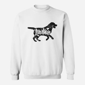 Lab Mom Cute Labrador Owner Dog Gift Funny Top Graphic Sweatshirt | Crazezy