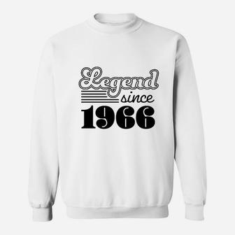 Legend Since 1966 55Th Birthday Sweatshirt | Crazezy DE
