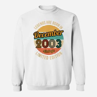Legends Were Born In 2003 18Th Birthday Sweatshirt | Crazezy
