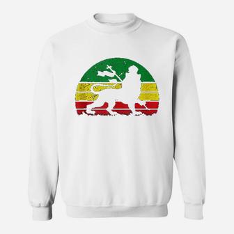 Lion Of Judah Rasta Jamaican Reggae Sweatshirt - Thegiftio UK
