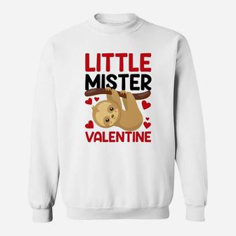Little Mister Valentine Day T Gift For Valentine Day Happy Valentines Day Sweatshirt | Seseable CA