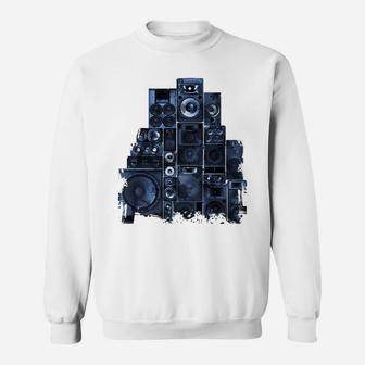 Loudspeaker Rack Enthusiast Audio Engineer Electronic Techno Sweatshirt | Crazezy