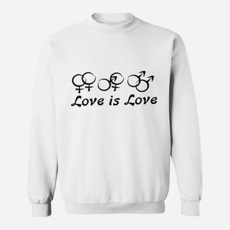 Love Is Love Equal Rights Sweatshirt | Crazezy