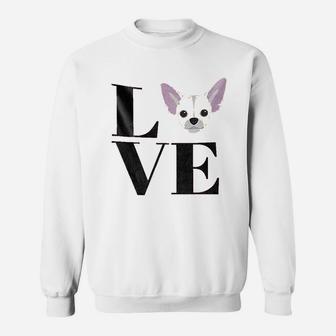Love My Chihuahua Custom Sweatshirt - Thegiftio UK