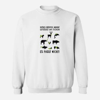 Lustiges Sweatshirt mit Tiermotiv: Dieses Geräusch würde entstehen, wenn es passt - Seseable