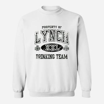 Lynch Irish Drinking Team Green Family Surname Sweatshirt | Crazezy