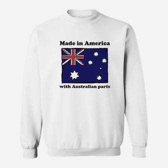 Made In America With Australian Sweatshirt | Crazezy UK