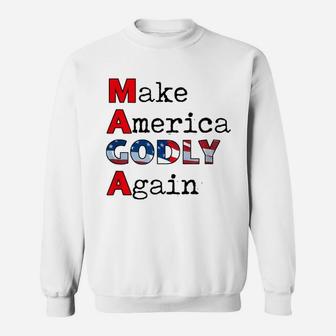 Make America Godly Again Trendy Sweatshirt - Thegiftio UK