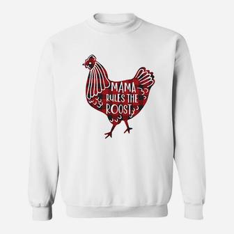 Mama Rules The Roost Sweatshirt | Crazezy UK