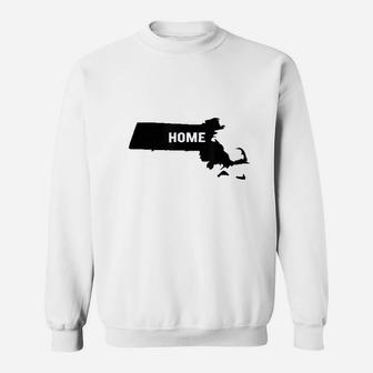 Massachusetts Is Home Boston Berkshires Cape Cod Love Gift Sweatshirt | Crazezy