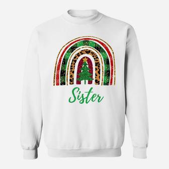 Matching Family Group Outfits Cute Christmas Rainbow Sister Sweatshirt | Crazezy DE