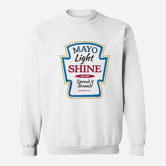 Mayonnaise Mayo Bottle Sweatshirt | Crazezy