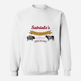 Meat Market Funny Meat Pork Store Satriales Lover Gift Sweatshirt | Crazezy DE