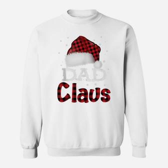 Mens Funny Santa Hat Christmas Costume Family Matching Dad Claus Sweatshirt | Crazezy DE