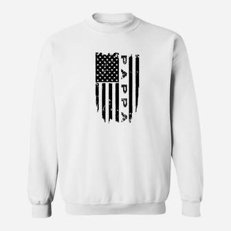 Mens Grandpa Gift Pappa American Flag Shirts Men Sweatshirt - Thegiftio UK