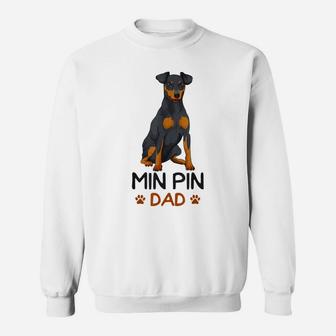 Mens Min Pin Dad Miniature Pinscher Dog Father Father´S Day Men Sweatshirt | Crazezy AU