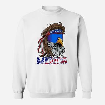 Merica Eagle Mullet Shirt American Flag Usa Men 4Th Of July Sweatshirt | Crazezy