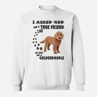 Mini Goldendoodle Quote Mom, Doodle Dad Art Cute Groodle Dog Sweatshirt | Crazezy CA