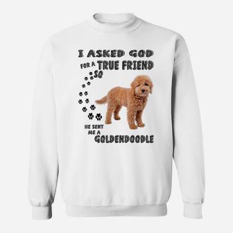 Mini Goldendoodle Quote Mom, Doodle Dad Art Cute Groodle Dog Sweatshirt | Crazezy DE