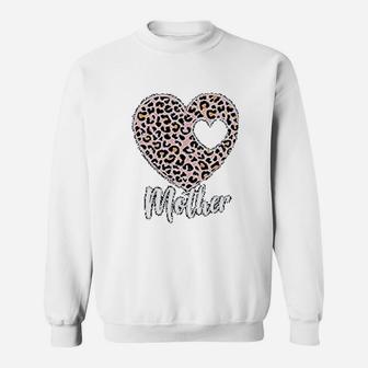 Mommy And Me Leopard Heart Sweatshirt - Thegiftio UK