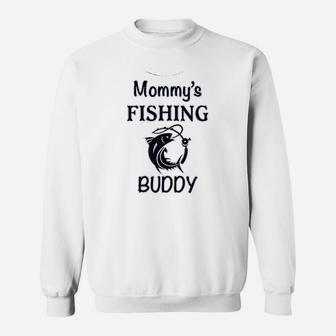 Mommy's Fishing Buddy Sweatshirt | Crazezy