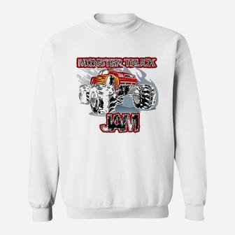Monster Truck Jam Mud Monster Big Monster Truck Sweatshirt | Crazezy