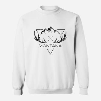 Montana Elk Cool Montana Gift Montana Mountain Elk Sweatshirt | Crazezy AU
