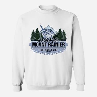 Mount Rainier National Park Sweatshirt Sweatshirt | Crazezy