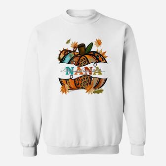 My Favorite Peeps Call Me Nana Shirt Pumpkin Grandma Sweatshirt Sweatshirt | Crazezy UK