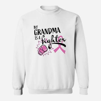 My Grandma Is A Fighter Sweatshirt | Crazezy