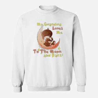 My Grandma Loves Me To The Moon And Back Sweatshirt | Crazezy AU