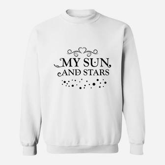 My Sun And Stars Valentines Day Couple Gifts Sweatshirt - Seseable