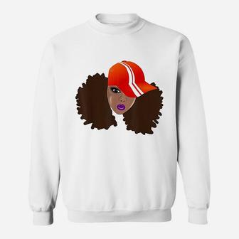 Natural Hair Afro Puffs For Black Girls Sweatshirt | Crazezy AU