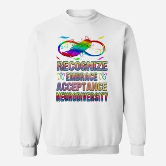 Neurodiversity Adhd Autism Recognise Acceptance Iep Teacher Sweatshirt | Crazezy DE